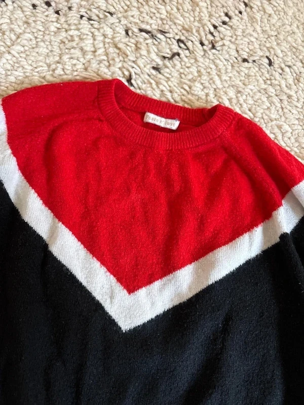 Blusa vermelha e preta – photo 3